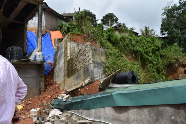 Field visit to affected areas in Ambagamuwa Korale Divisional secretariat Division
